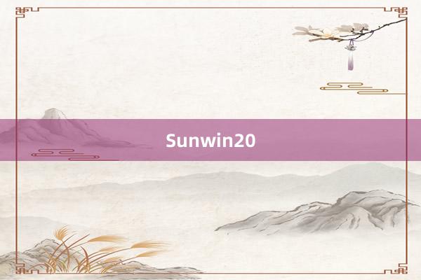 Sunwin20