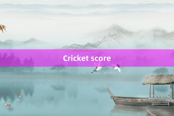 Cricket score