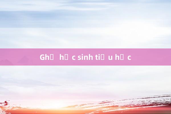 Ghế học sinh tiểu học