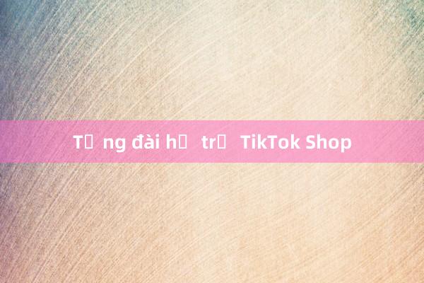 Tổng đài hỗ trợ TikTok Shop