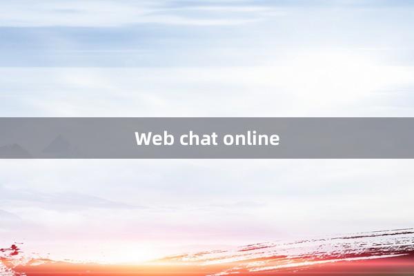 Web chat online