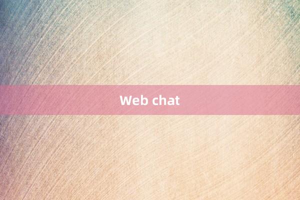 Web chat